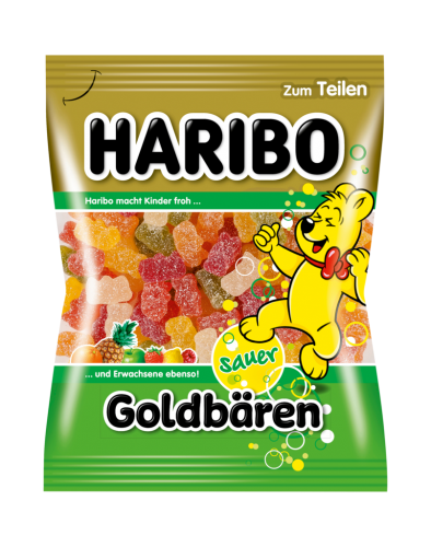 30 200gr Bt Haribo Goldbären sauer 