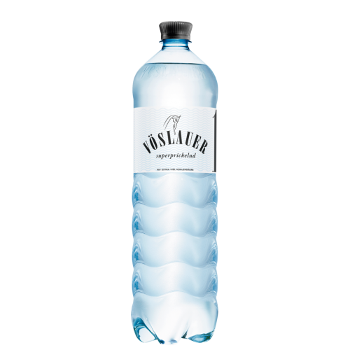 6 1.50l Fl Vöslauer superprickelnd PET EWP 