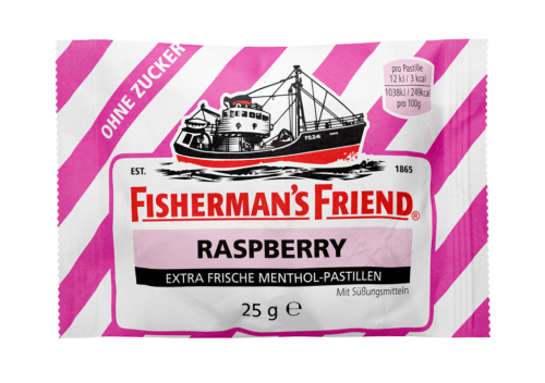 24 25g Ro Fishermans Friend Himbeere  