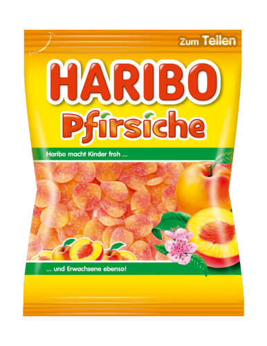 22 175g Bt Haribo Pfirsich  