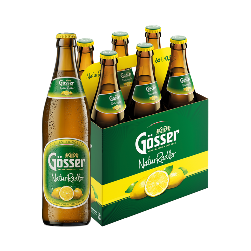 3 6/0.50MP Gösser Naturradler Zitrone MW 