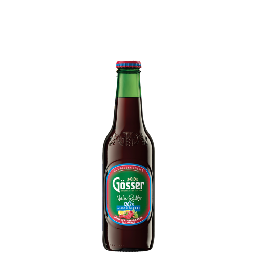 12 0.33l Fl Gösser Naturradler Himbeer Rhabarber 0,0% 