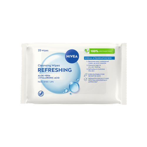 6 25St Pg Nivea Refreshing Reinigungstücher 