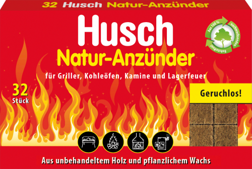 18 1  StkPg Husch Naturanzünder 32   > 