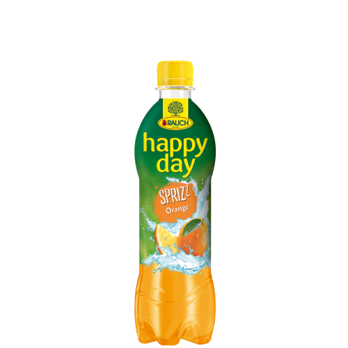 12 0.50l Fl Rauch Happy Day Orange gespritzt PET EWP 