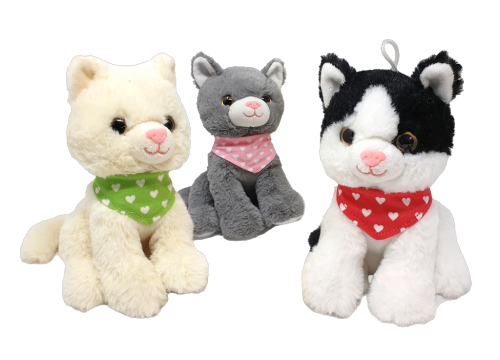 1 St Pg Plüsch Katze 18cm (108) 