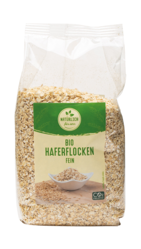 10 500g Pg Natürlich für uns BIO Haferflocken fein 