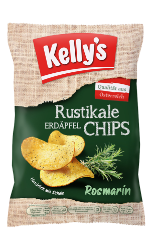 20 110g Pg Kelly's Rustikale Erdäpfel Chips Rosmarin 