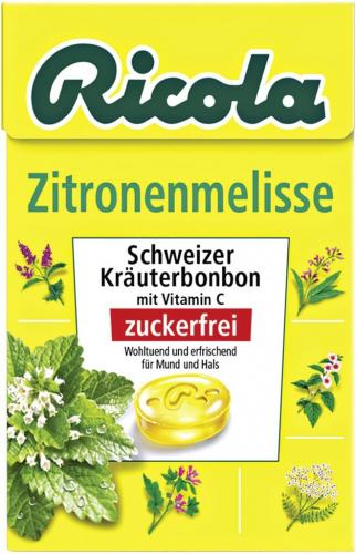 10 50g Pg Ricola Zitronenmelisse zuckerfrei 