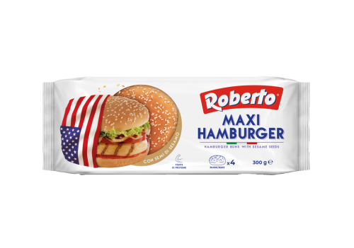 7 300grPg Roberto Maxi Hamburger Bun Sesam 