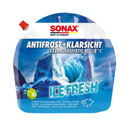 4 3.00l Bt Sonax Scheibenfrostschutz AntiFrost + KlarSicht gebrauchsfertig bis - 18° C Ice-fresh 