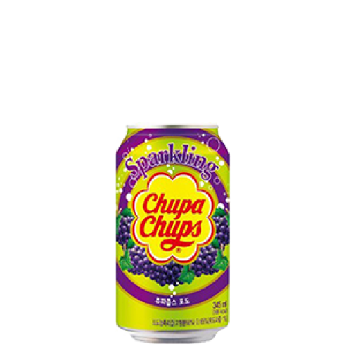 24 345ml Ds Chupa Chups Sparkling Grap 