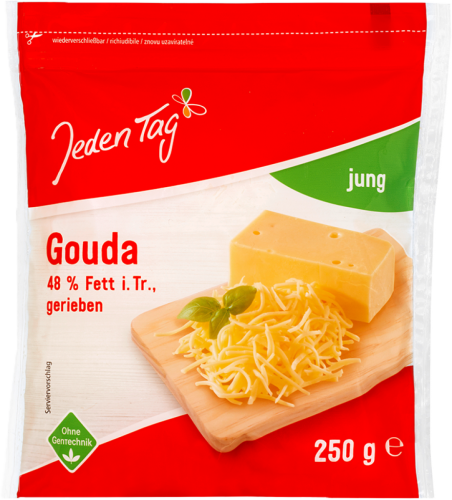 12 250g Pg Jeden Tag Gouda gerieben 