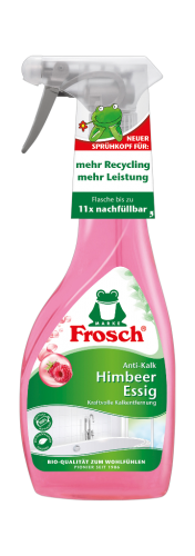 8 0.50l Fl Frosch Anti Kalk Himbeer Essig Sprühflasche 