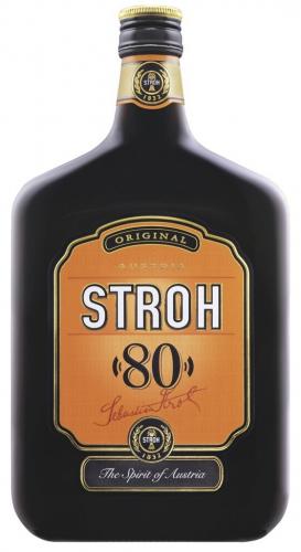 6 0.50l Fl Stroh Rum 80% 