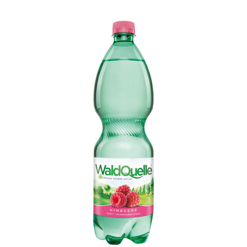 6 1.00l Fl Waldquelle Himbeere PET EWP 