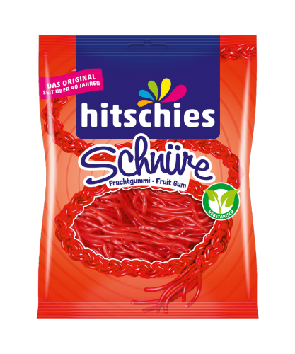 15 125gr Pg Hitschies Schnüre Erdbeer 