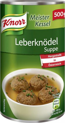 6 500g Ds Knorr Meisterkessel Leberknödel 