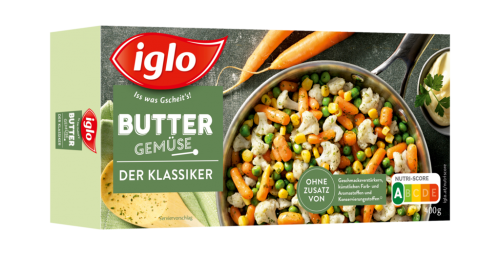 6 400g Pg TKK Iglo Buttergemüse der Klassiker 