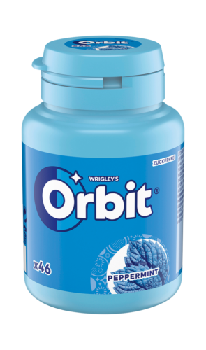 12 46    St Orbit Kaugummi Peppermint Bottle 