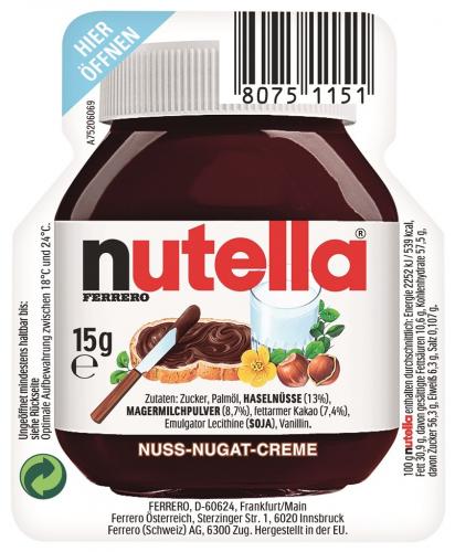 120 15 gr Pg Fer Nutella Portionen 