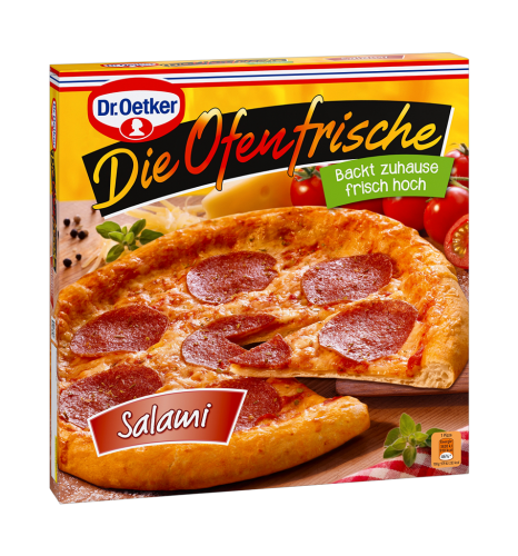 5 390grPg TKK Dr. Oetker Die Ofenfrische Pizza Salami 