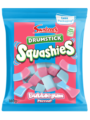 12 140grPg Swizzles Squashies Bubble Gum Drumstick 