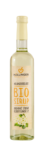1 0,50l Fl Höllinger Bio Holunderblüten Sirup (6) 