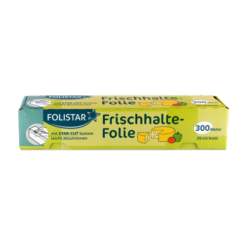 6 1St Pg Folistar Frischhaltefolie 29cmx300m Star Cut System 