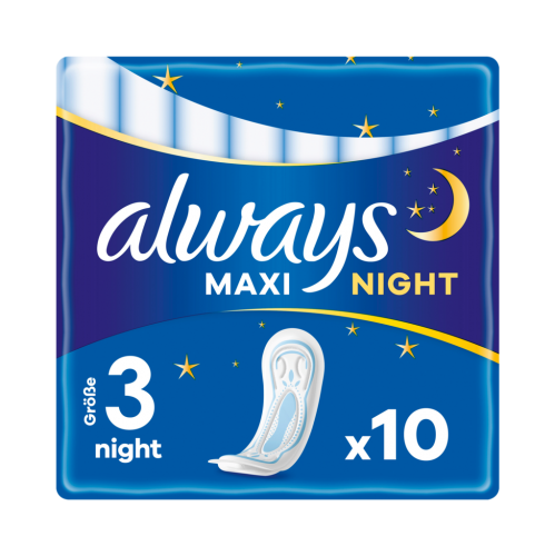 8 10St Pg Always Maxi Night Binde Gr. 3 