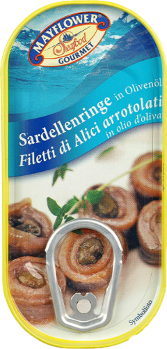 24 50g Ds May Flower Sardellenringe Olivenöl  