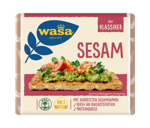 12 200g Pg Wasa Knäckebrot Sesam 