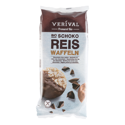12 100g Pg Verival BIO Schoko Reiswaffeln 