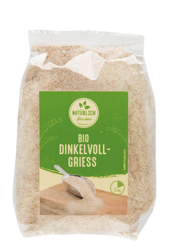 10 500g Pg Natürlich für uns BIO Dinkelvollgriess 