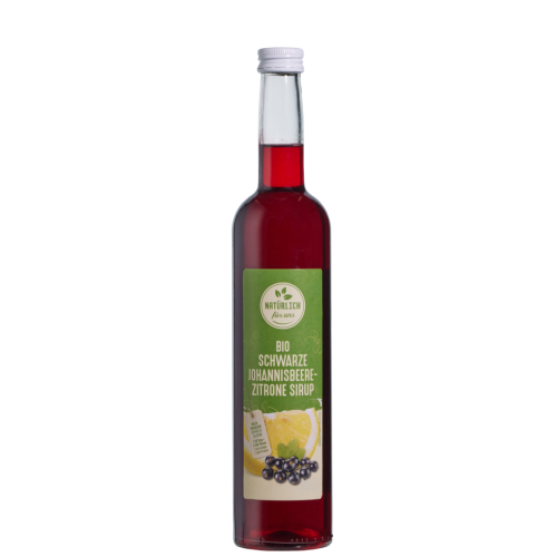 6 0.50l Fl Natürlich für uns BIO Sirup Johannisbeere EW 