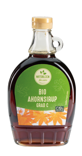 4 375ml Fl Natürlich für uns BIO Ahornsirup  