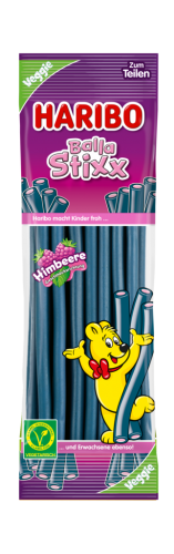 15 200g Bt Haribo Balla Stixx Himbeere Veggie 