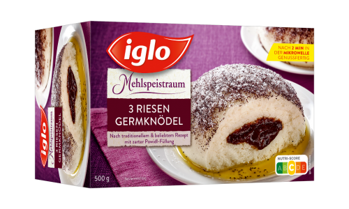 6 500g Pg TKK Iglo Riesen-Germknödel 