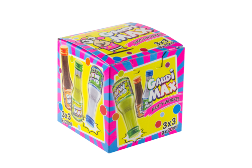 8 9St Pg Gaudi-Max Partywürfel 0.02l 