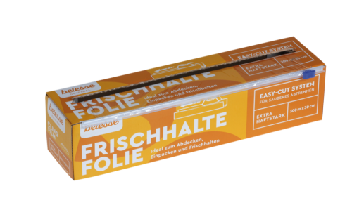 6 1StPg Frischhaltefolie in Cutterbox, PVC, transparent 