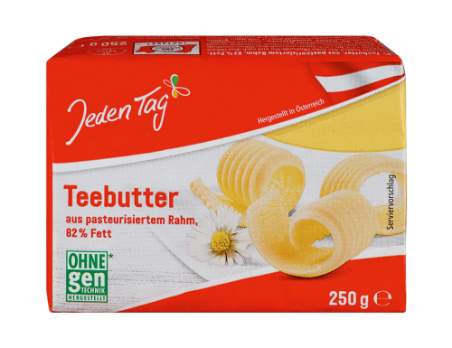 1 250gr Pg Jeden Tag Teebutter (40) 