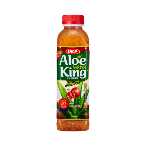 20 500ml Fl OKF Aloe Vera Drink Granatapfel PET 