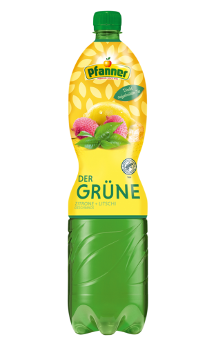 6 1.50l Fl Pfanner Grüner Tee Zitrone Lychee 