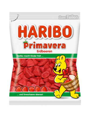 10 200gr Bt Haribo Primavera (Erdbeeren) 