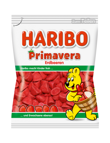 10 175g Bt Haribo Primavera Erdbeeren 