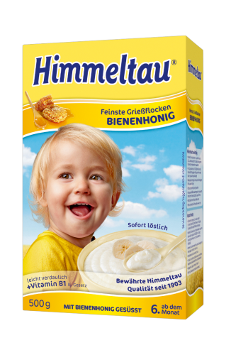 8 500g Pg Himmeltau Grießflocken Bienenhonig 