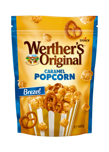 12 140gr Pg Werthers Caramel Popcorn Brezel 