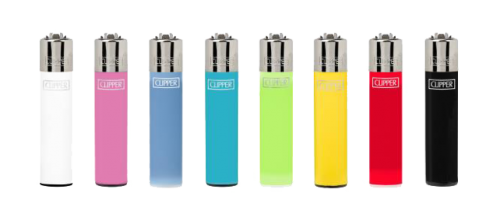 48 St Pg Clipper Feuerzeug Solid Branded  