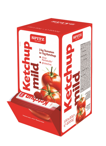 1 18gr Spitz Ketchup mild Briefchen (100) 