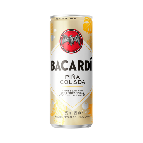 12 0.25lDs Bacardi Pina Colada 5 % 